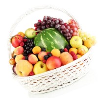 Корзина с фруктами "Арбузное настроение"