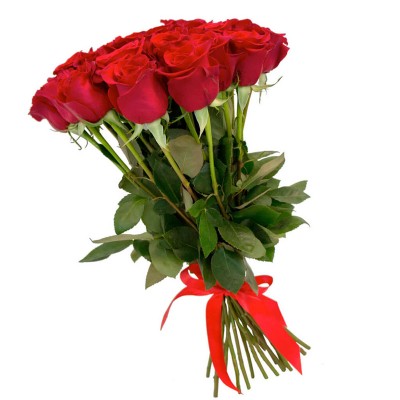 25 красных длинных роз "День Влюбленных"