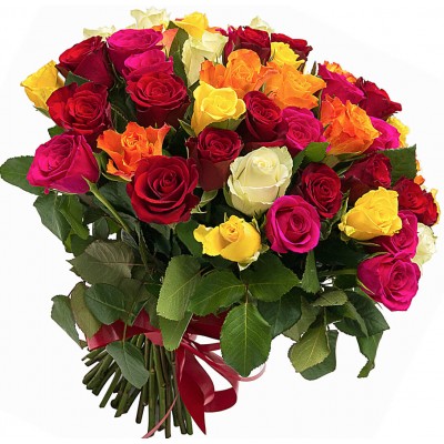 Букет 51 роза микс "Любимой"